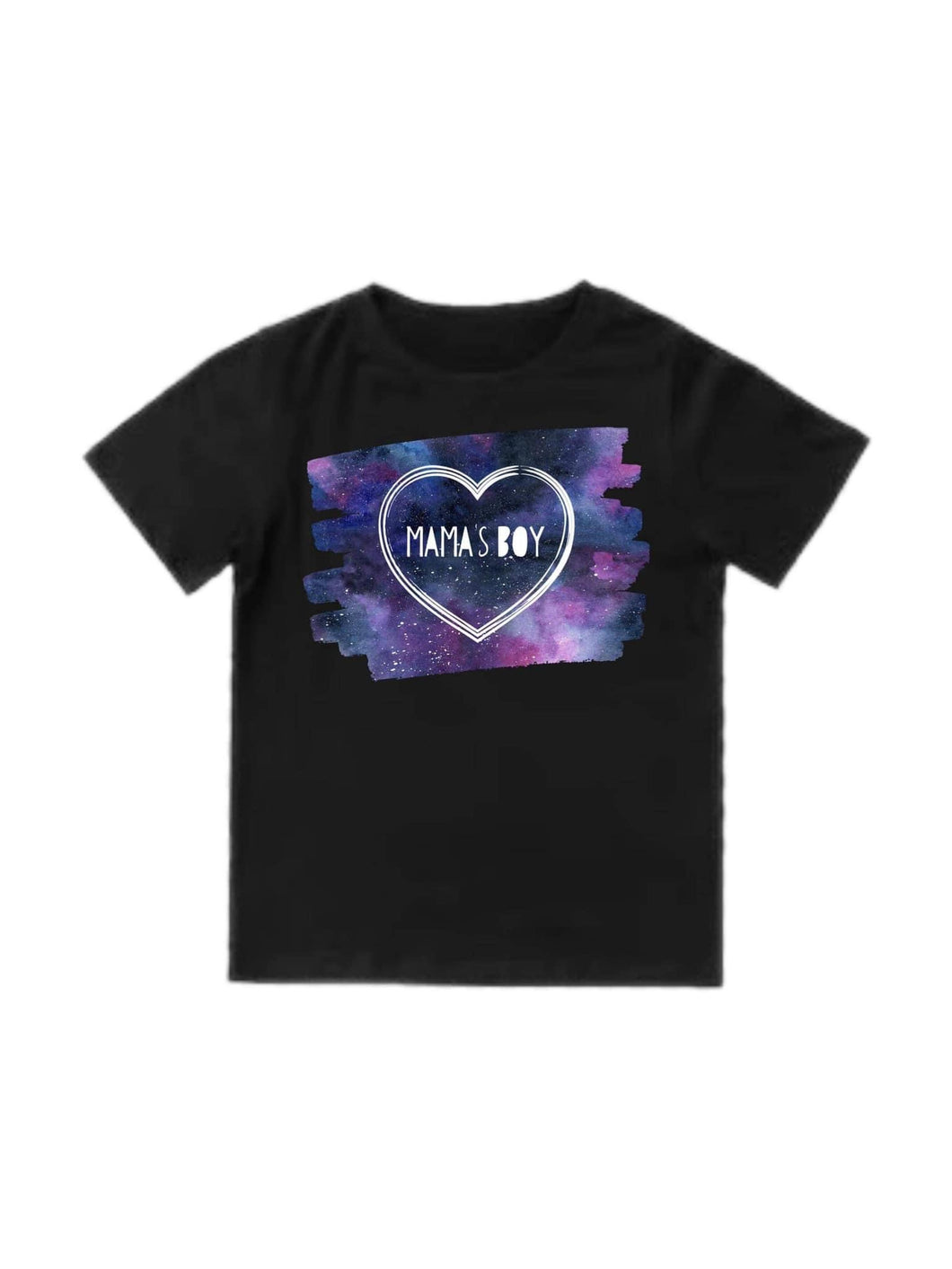 Out of this world Mamas Boy heart tee