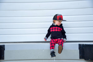 L& L plaid checkered set