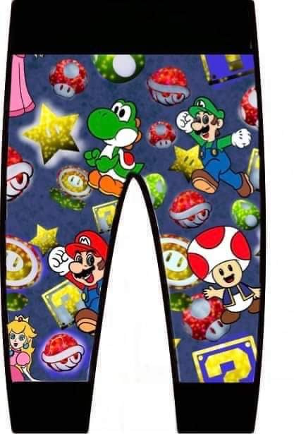 Navy Mario bottoms