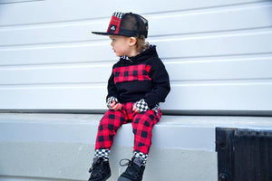 L&L Plaid checkered joggers