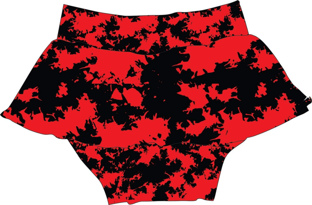 Red Splatter Skirt Bummies