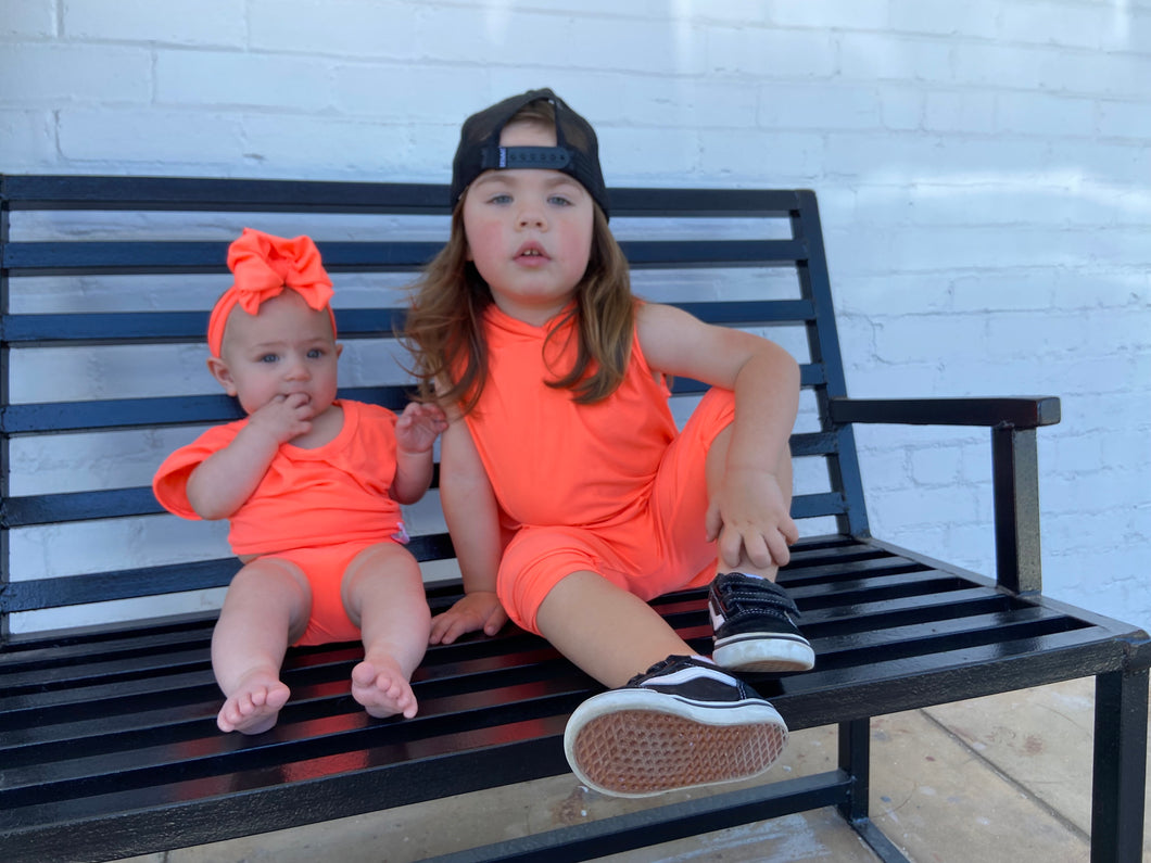 Neon Orange Solid Set