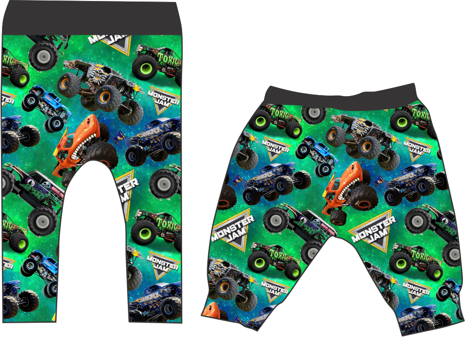 Green Monster Trucks