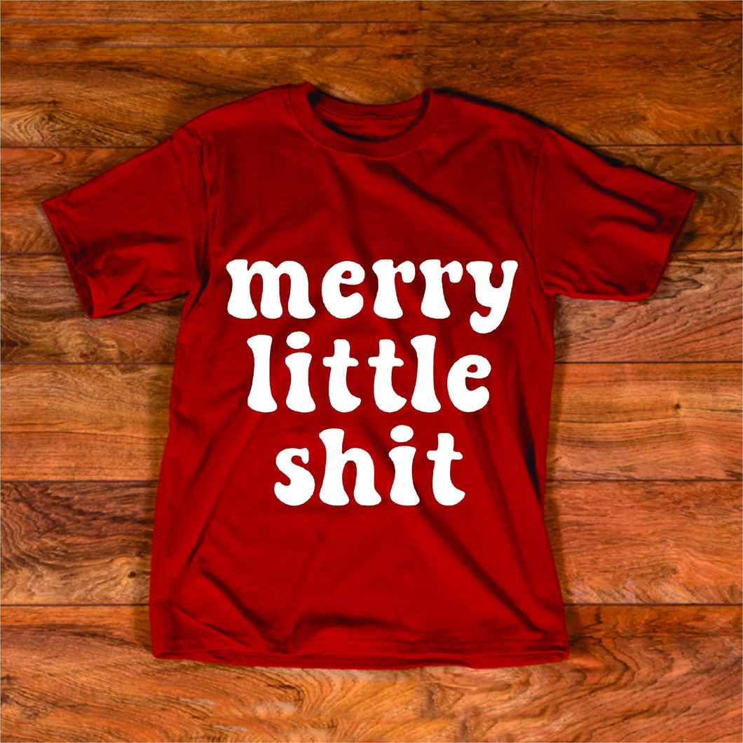 Merry Little Shit tee