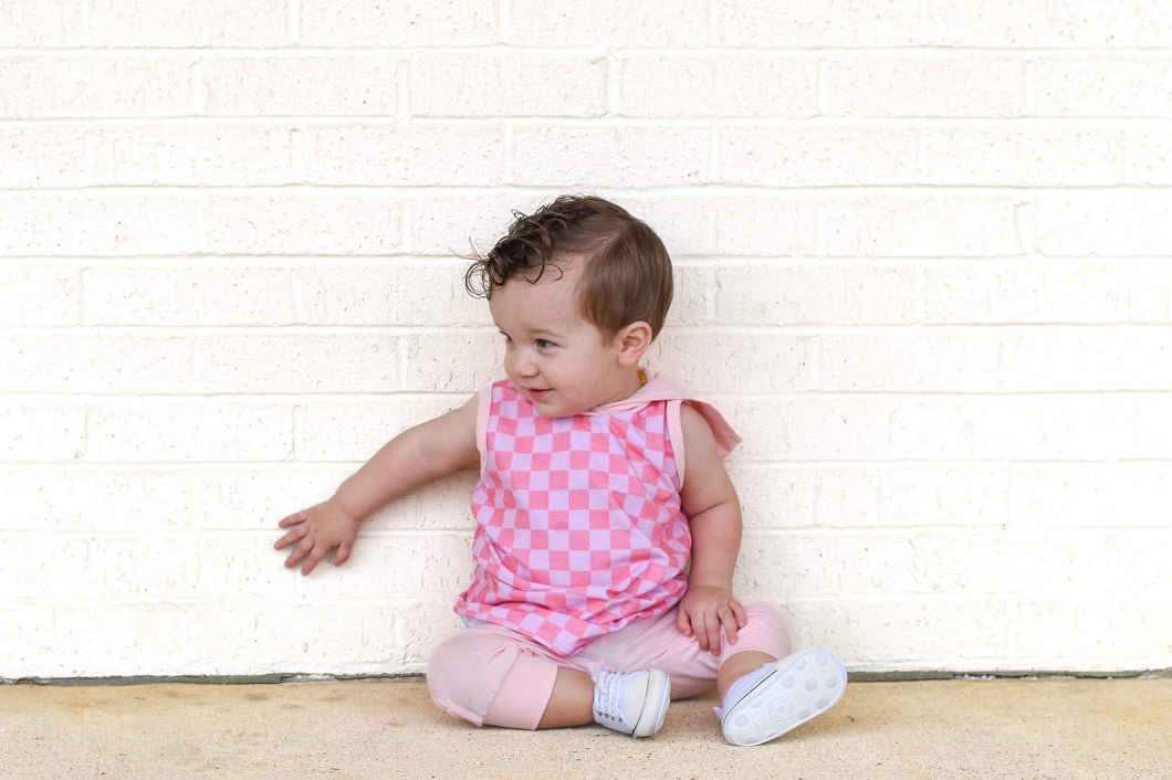 Pink checkered set