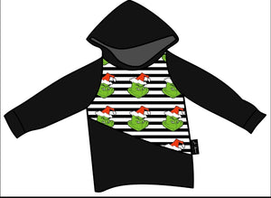 Grinch Striped Hoodie